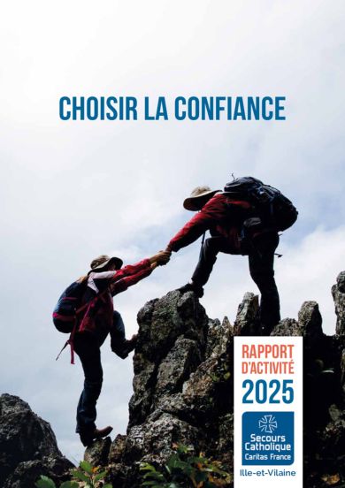 Couverture du rapport d'activité 2025