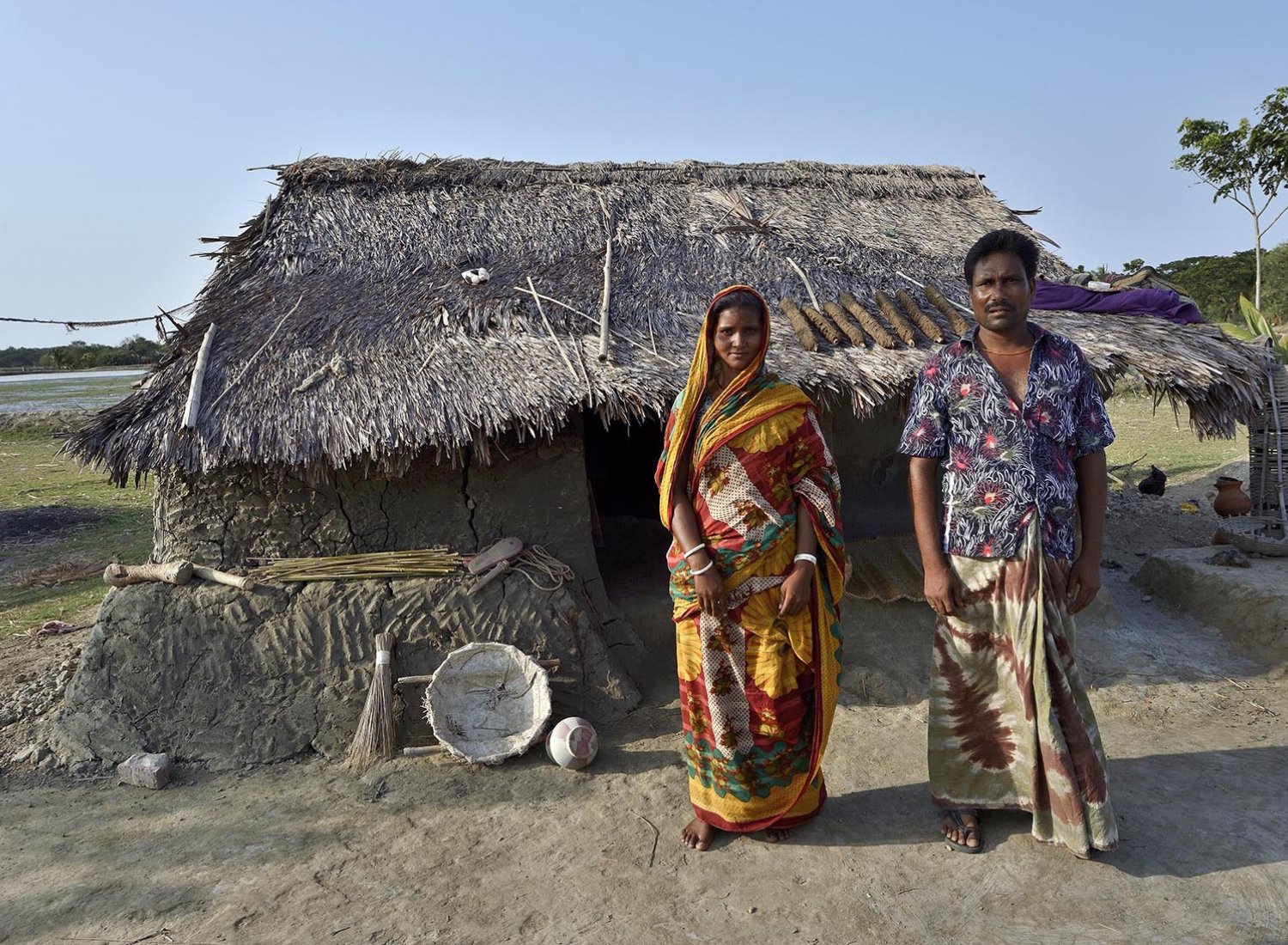Des villageois au Bangladesh