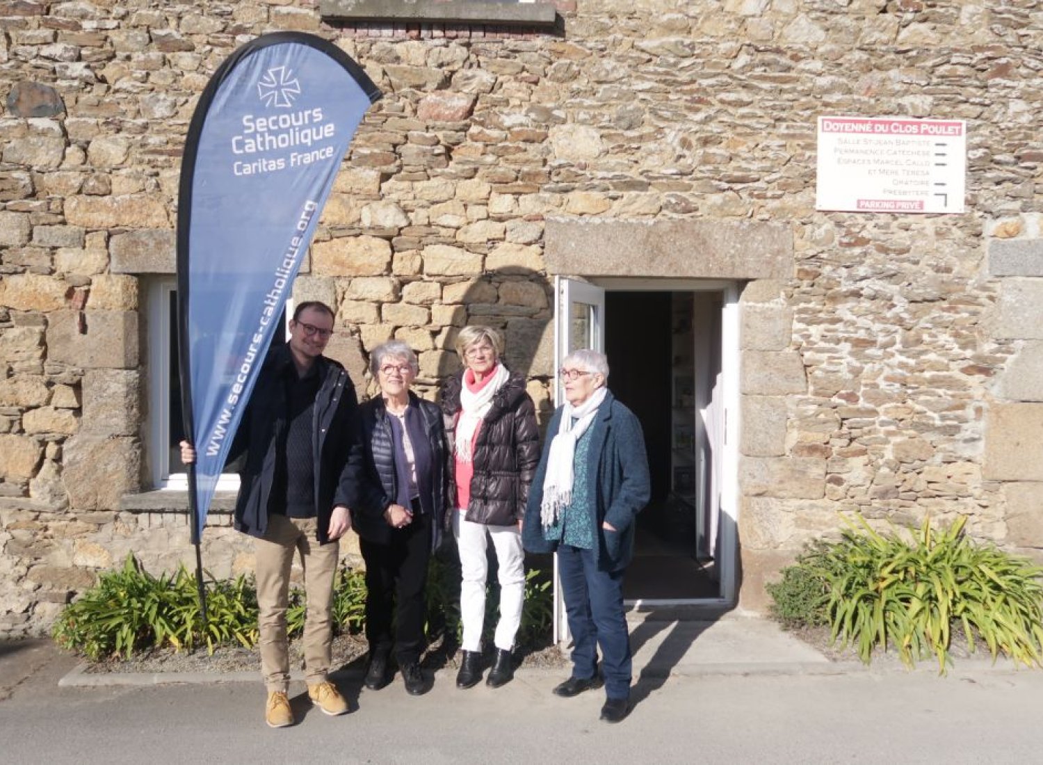 Inauguration du local Secours Catholique à St Méloir des Ondes (35)