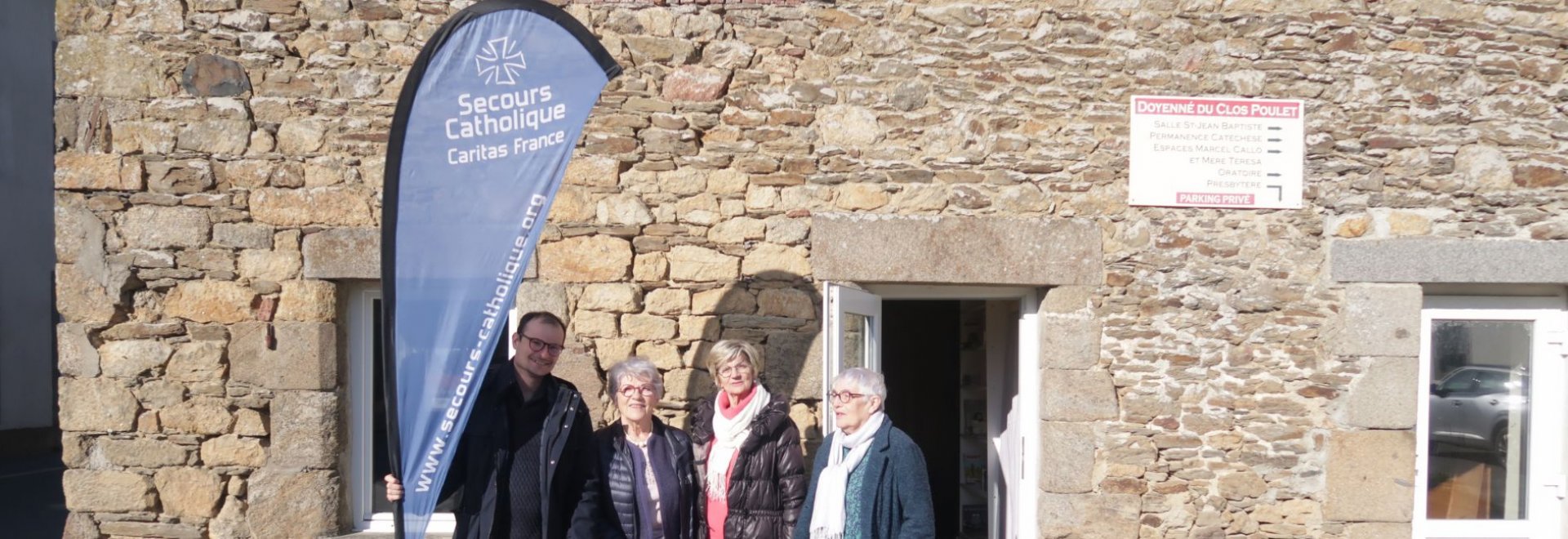 Inauguration du local Secours Catholique à St Méloir des Ondes (35)